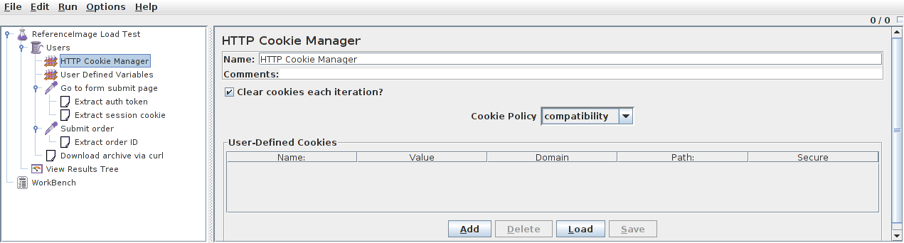 Cookie Manager Screenshot