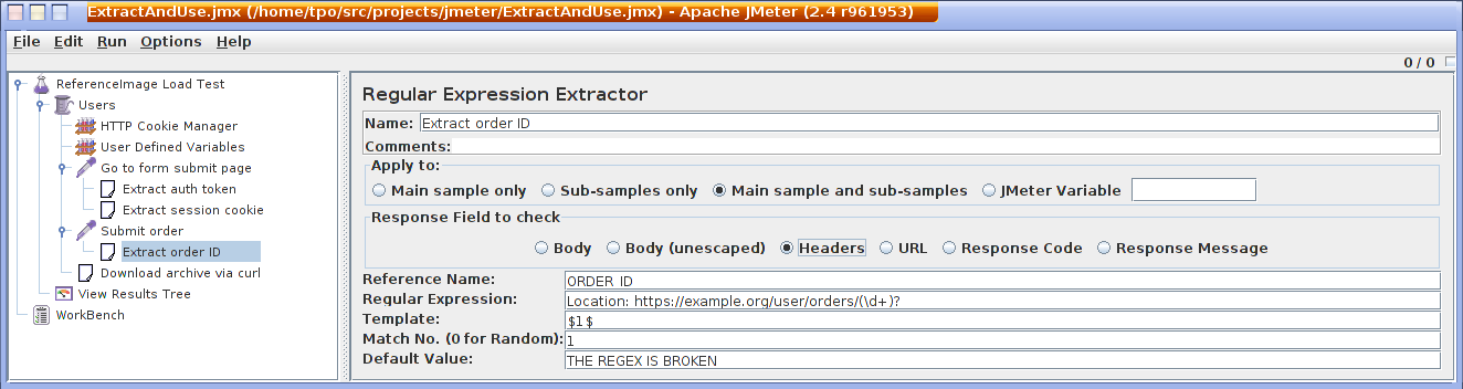 Extract Order ID Screenshot