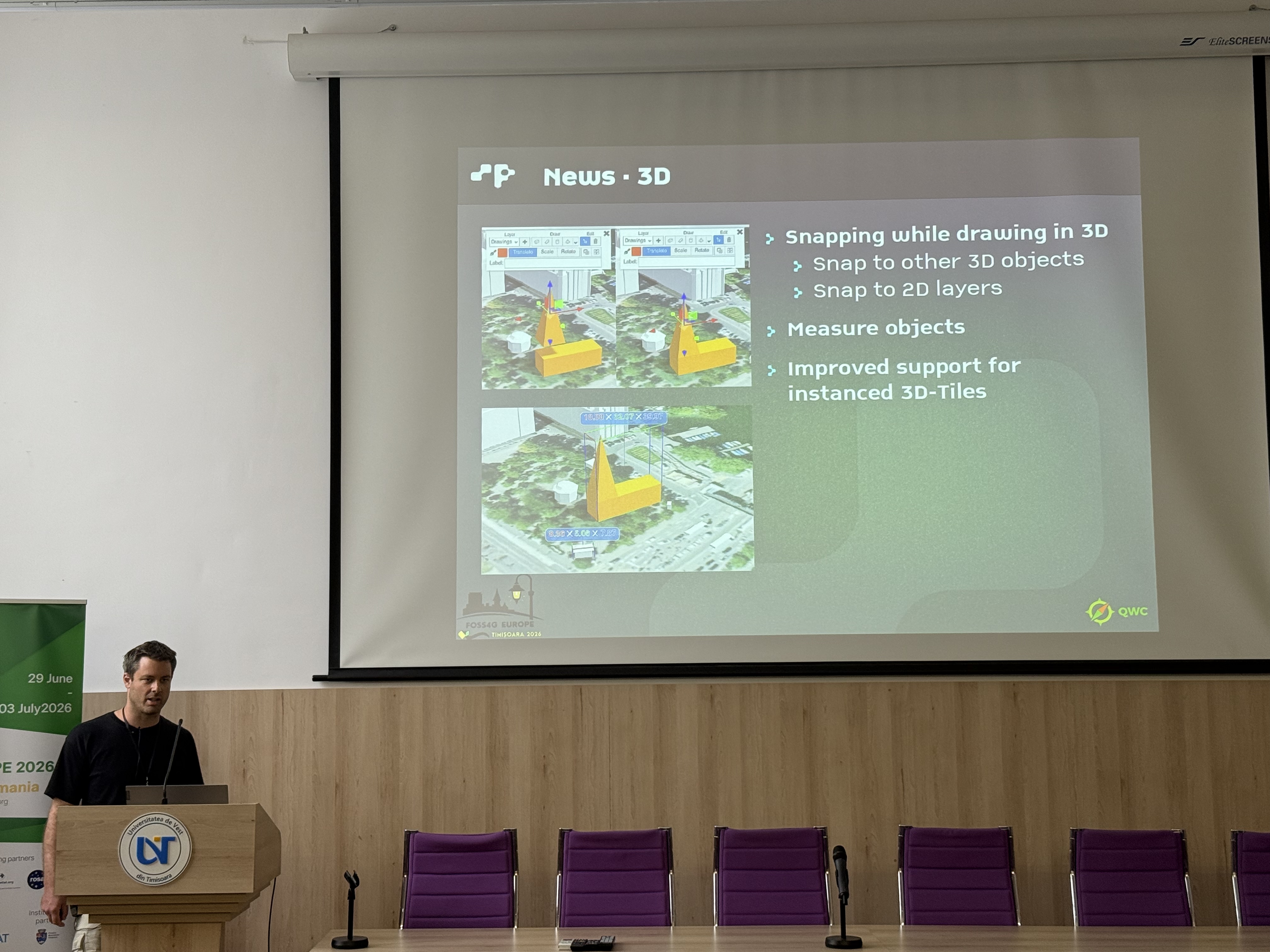 Sandro presenting QWC